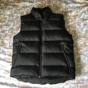 Gap Black Puffy Down Vest Size Small